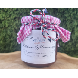 Weissdorn-Apfelmarmelade